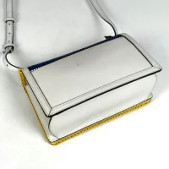 Loewe Barcelona Shoulder Bag Crossbody Leather White Yellow Multicolor main image 0